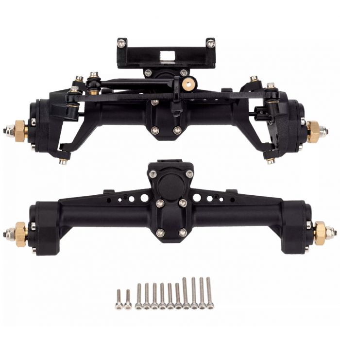 Power Hobby - Front Rear Portal Axle, for Axial SCX24 Jeep / C10 /