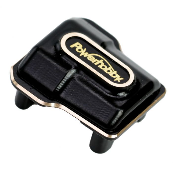 Power Hobby - Brass Font / Rear Axle Diff Cover, for 1/18 Traxxas TRX-4M