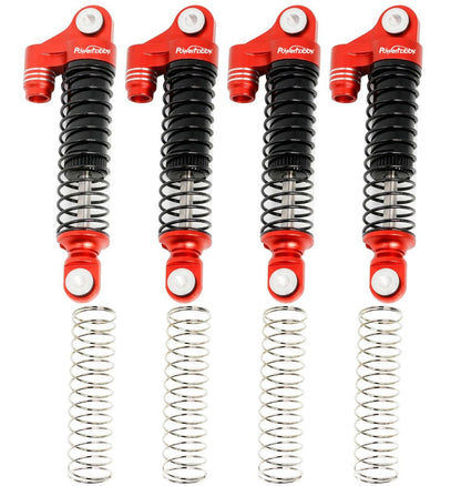 Power Hobby - Aluminum 51mm Long Travel Shocks, Red, for Traxxas