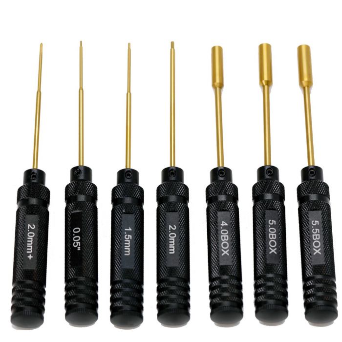 Power Hobby - TRX-4M Tool Kit, Nut Drivers 4/5/6mm Hex, 0.05/1.5/2.0 Hex