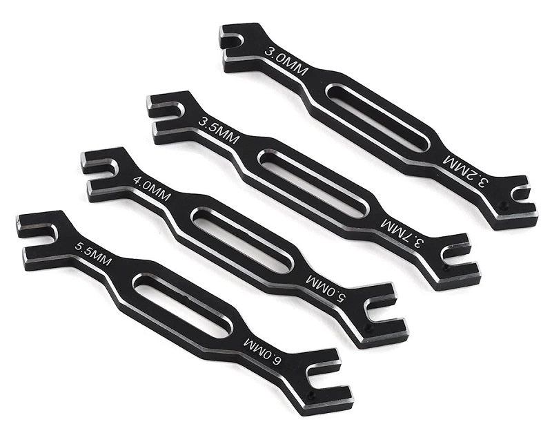 Protek R/C - Aluminum Turnbuckle Wrench Set (3, 3.2, 3.5, 3.7, 4, 5, 5.5 &