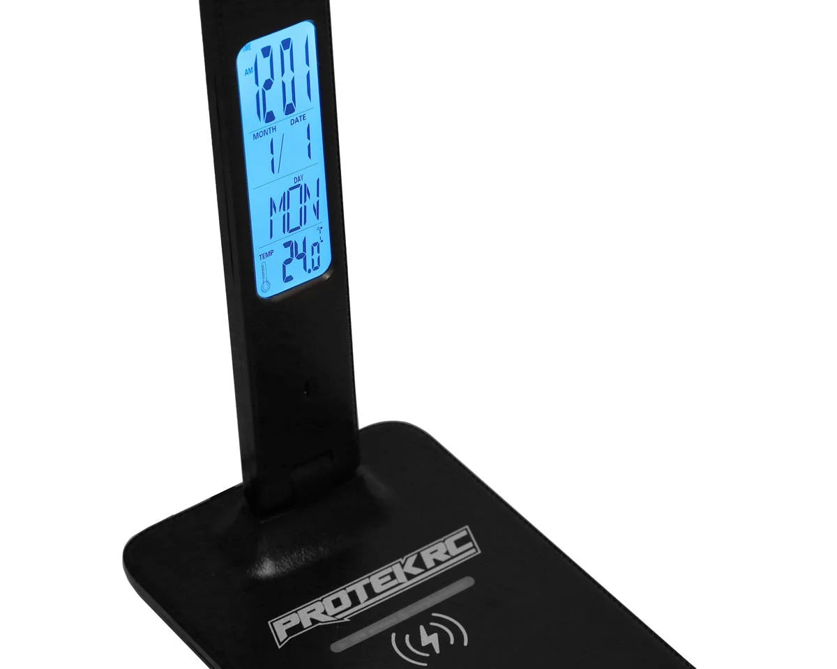 Protek R/C - Multifunction LED Pit Light (w/ Wirelesss Charge, Clock,