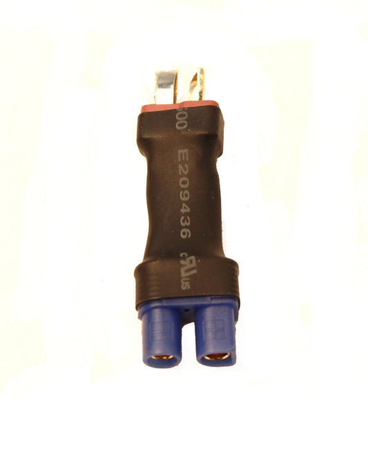 Battery/ESC Adapter: EC3 Battery to Male T-Plug