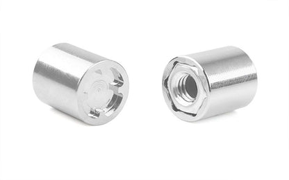 1/10 Scale Rear Hubs (Chrome)