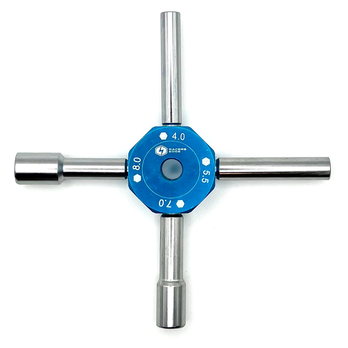 Racers Edge - Blue 4-in-1 Multi Wrench 4mm/5.5mm/7mm/8mm