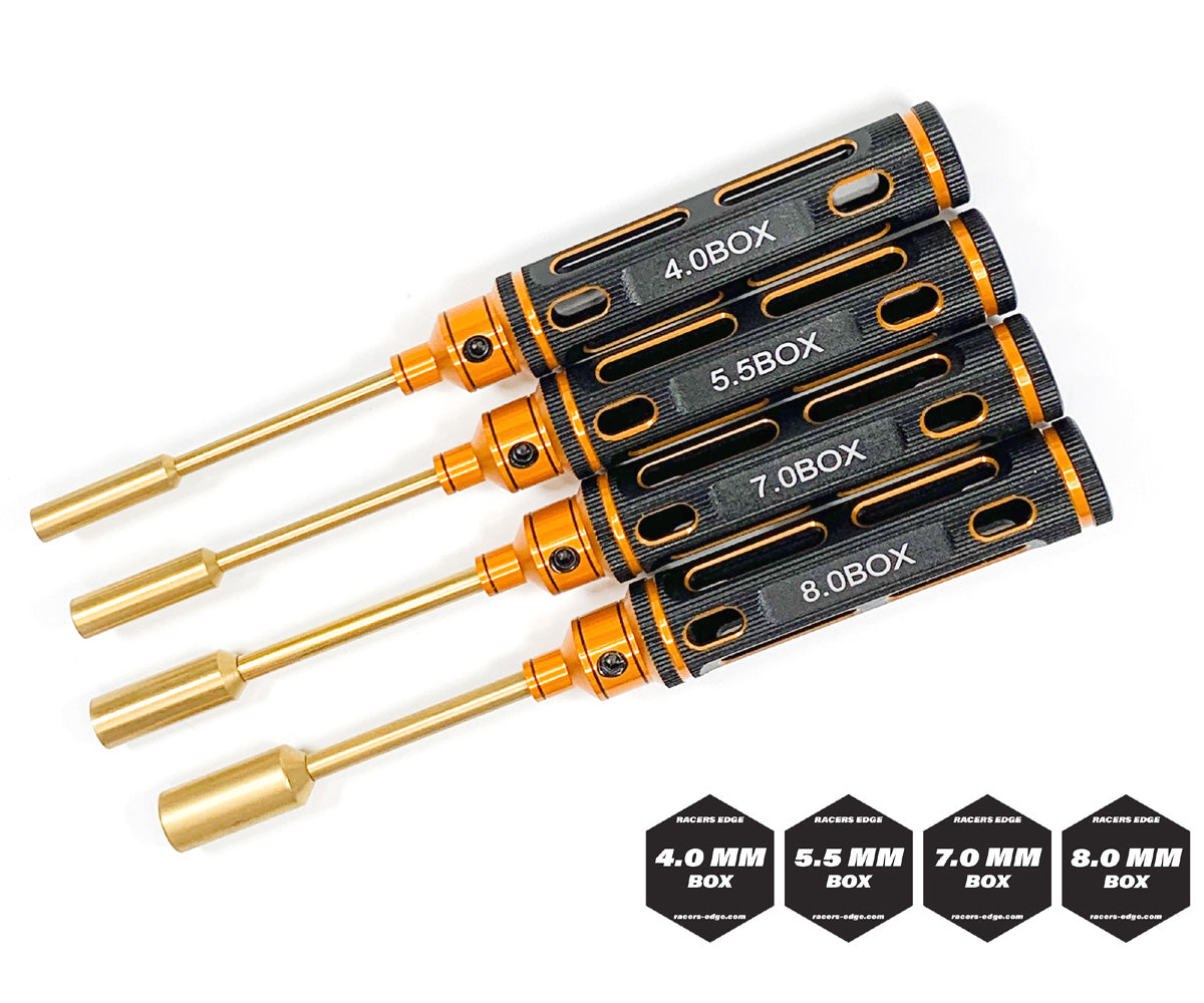 Racers Edge - Big Handle Black Gold Metric Tool Set w/Premium Bag (13pcs)