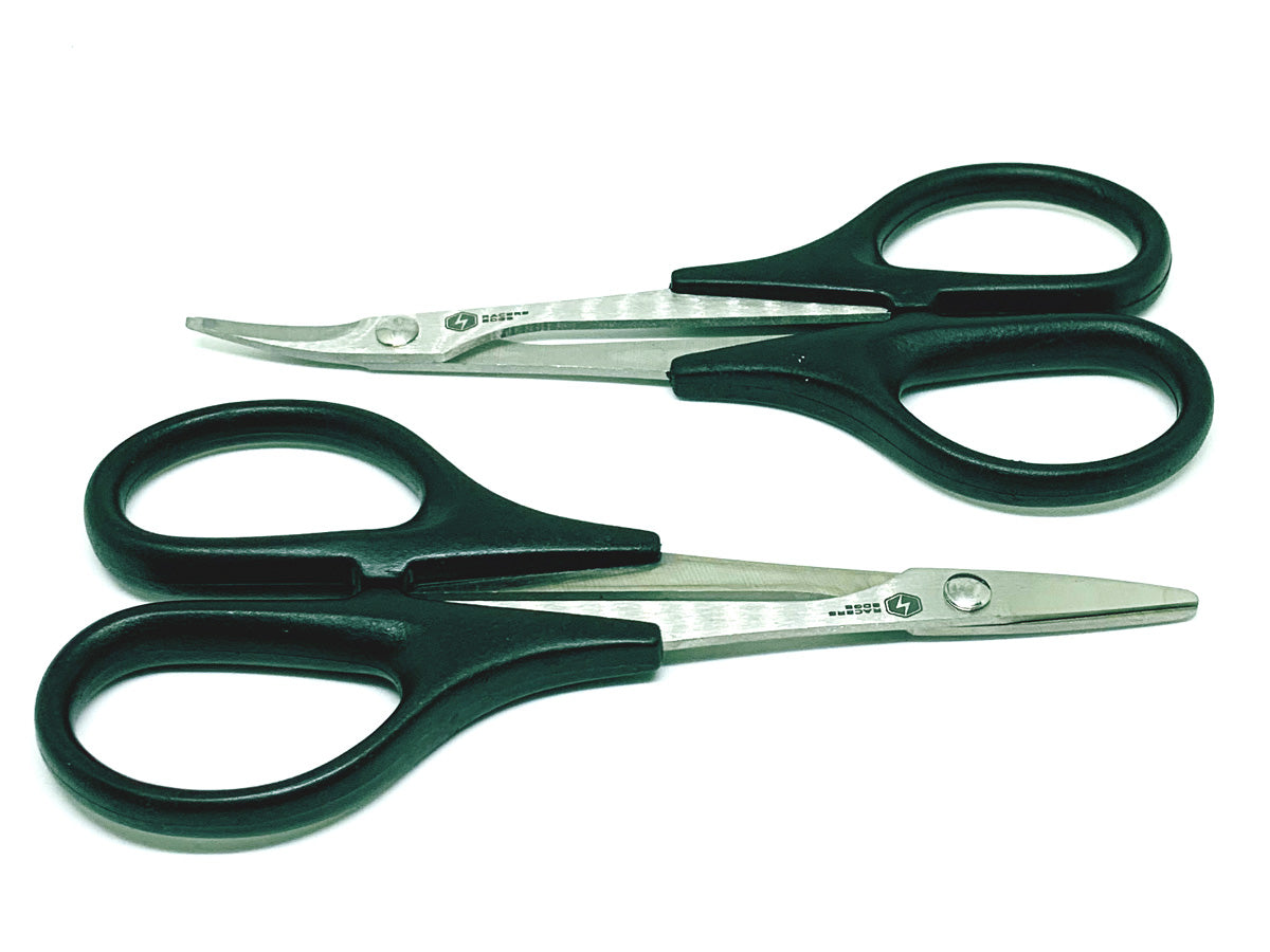 Racers Edge - High Speed Steel Curved Scissor & Straight Scissor Set