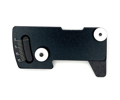 Racers Edge - Aluminum Ride Height/Camber Gauge, Black