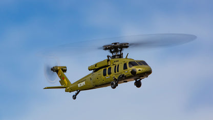 Rage R/C - Hero-Copter BL, 4-Blade Brushless RTF Heli; Army