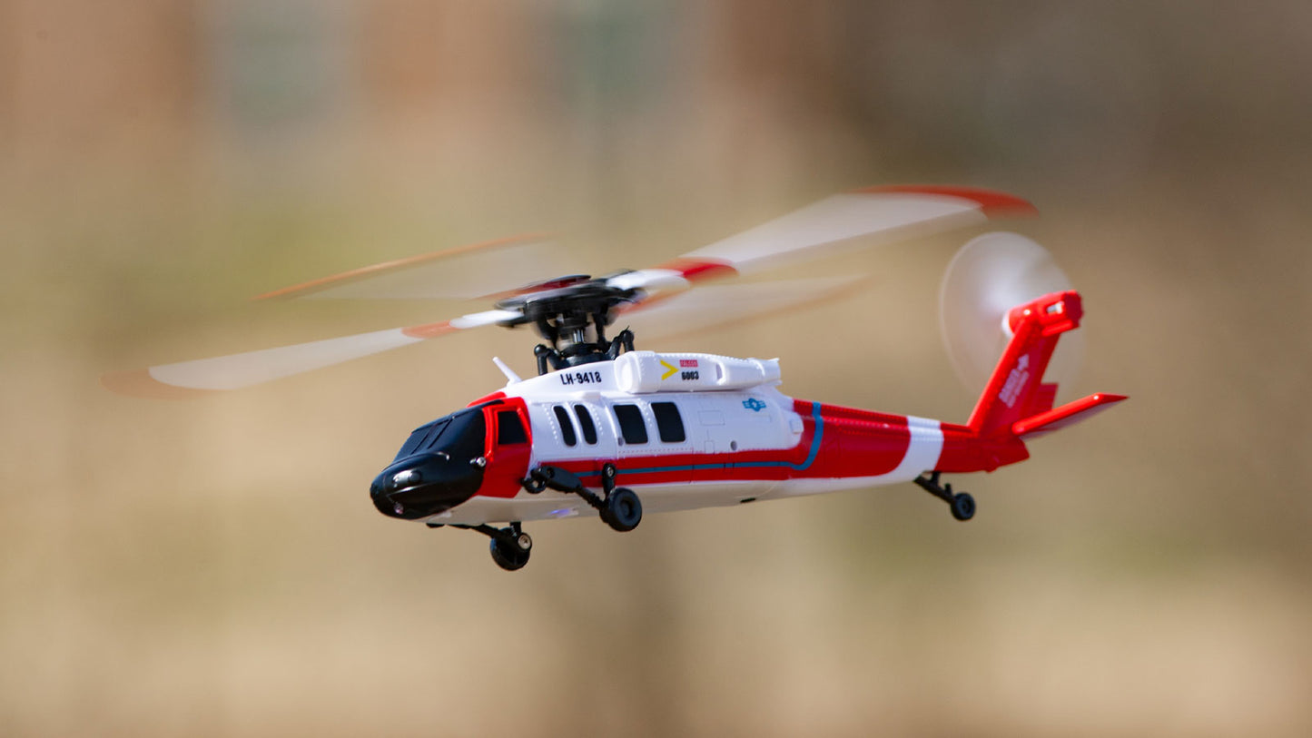 Rage R/C - Hero-Copter BL, 4-Blade RTF Brushless RTF Heli;Coast Guard