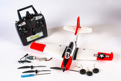 Rage R/C - T-28 Trojan Micro RTF Airplane with PASS System