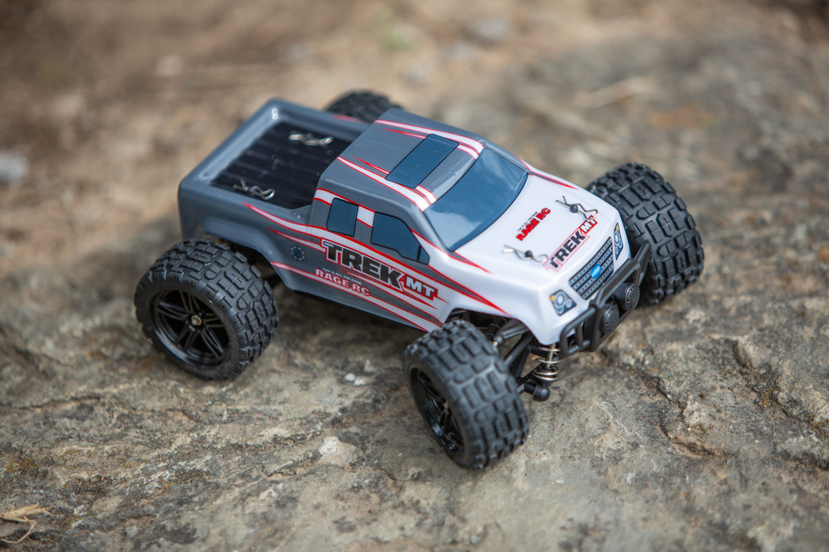 Rage R/C Mini Trek MT 1/24 RTR Monster Truck - Gray