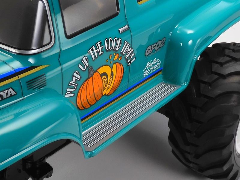 Tamiya - RC Squash Van, GF-02 Green/White Painted Body