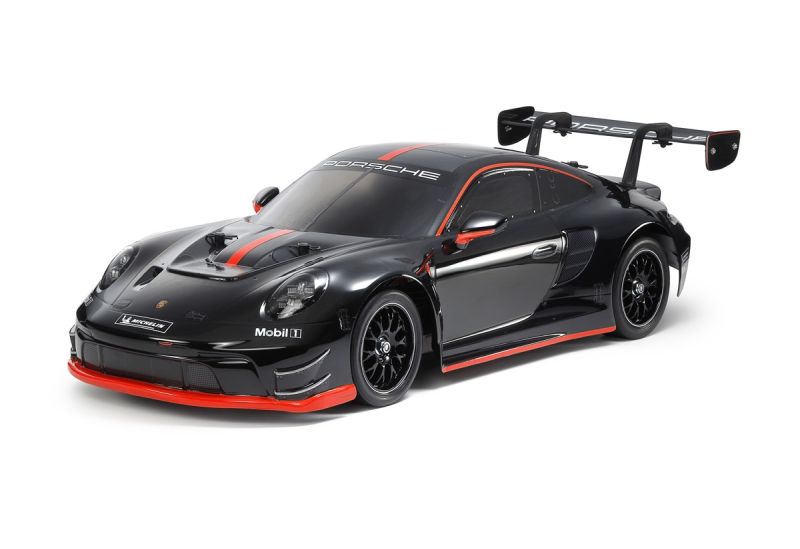 Tamiya - 1/10 R/C Porsche 911 GT3 R (992) Black Painted Body TT-02