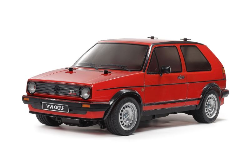 1/10 R/C Volkswagen Golf II GTI 16V (Red Painted Body)