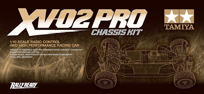 Tamiya - 1/10 RC XV-02 Pro Chassis 4wd On-Road Kit