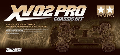 Tamiya - 1/10 RC XV-02 Pro Chassis 4wd On-Road Kit