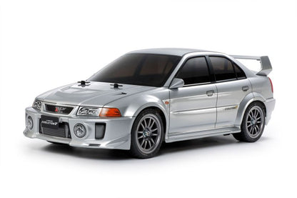 Tamiya - 1/10 RC Mitsubishi Lancer Evo V kit, TT-02 Chassis