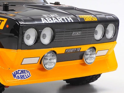 Tamiya - RC Fiat 131 Arbath Rally, MF-01X Olio Fiat
