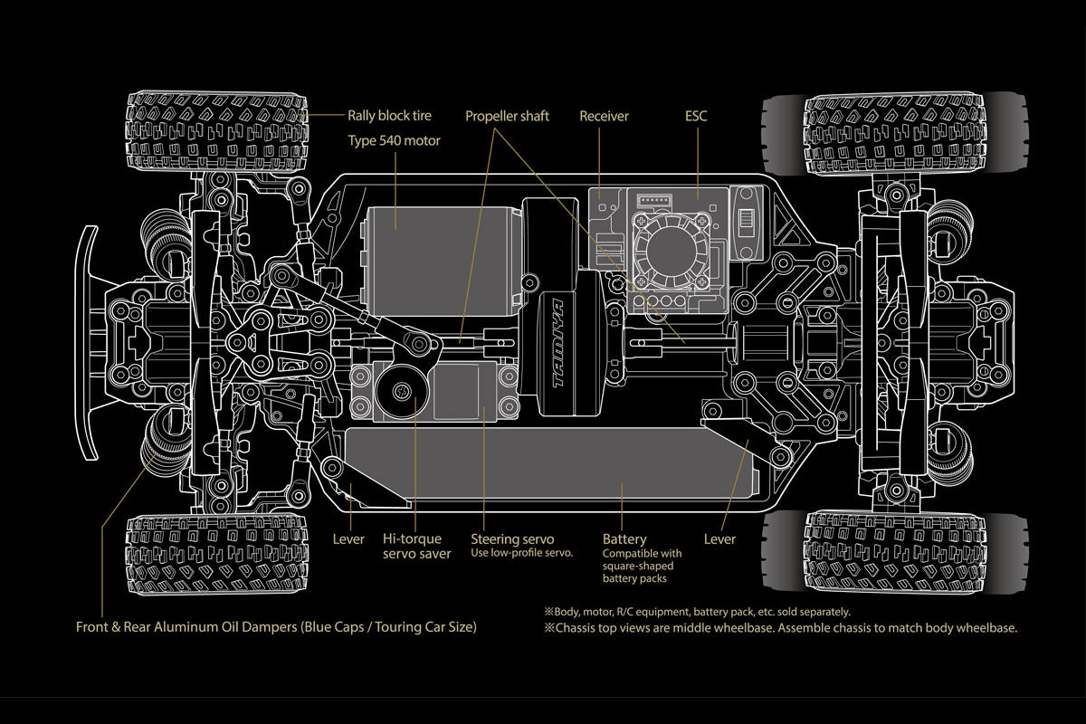 Tamiya - RC XM-01 Pro Chassis Kit