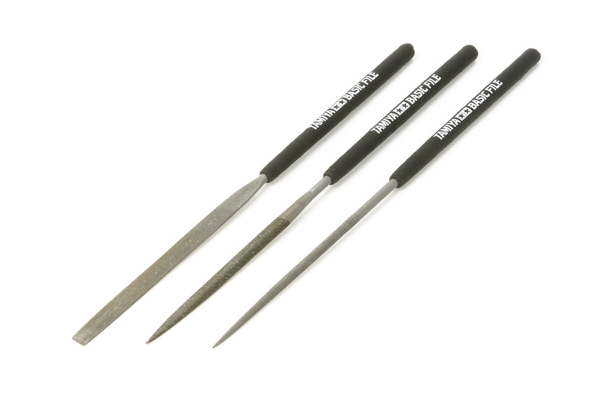 Tamiya - Basic File Set, Smooth Double-Cut