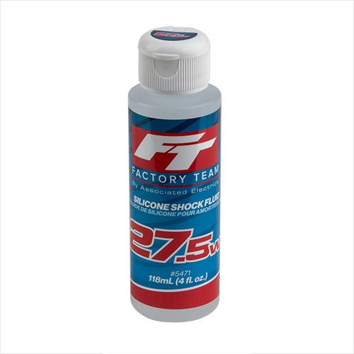 Team Associated - 27.5Wt Silicone Shock Oil, 4oz Bottle (313 cSt)