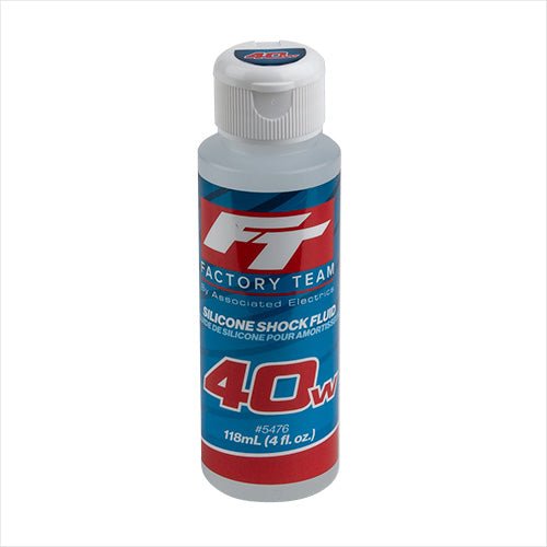 Team Associated - 40Wt Silicone Shock Oil, 4oz Bottle (500 cSt)