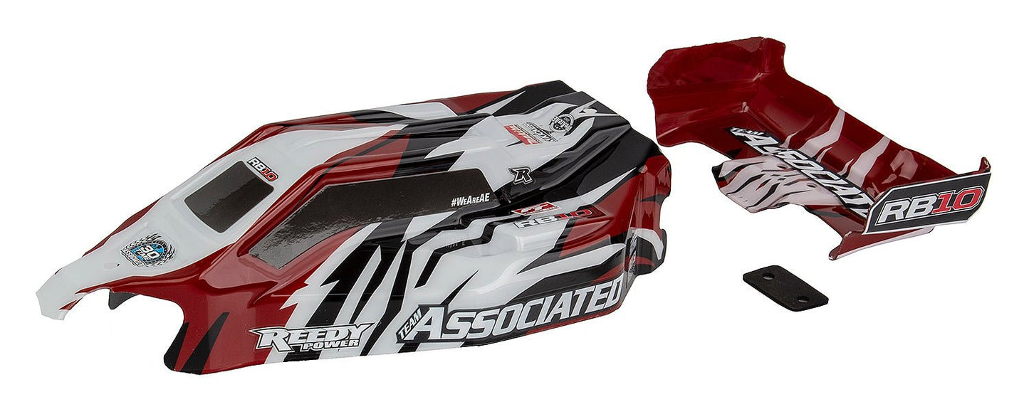 Team Associated - RB10 RTR Body and Wing, Red