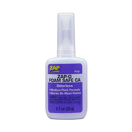 ZAP Glue - Zap-O Foam Safe CA+, 20 gram Bottle