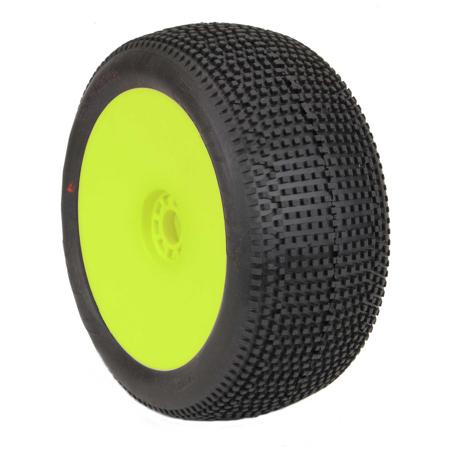 1/8 EVO Impact Super Soft Long Wear Pre-Mounted Tires, Yellow Wheels (2): Truggy - Dirt Cheap RC SAVING YOU MONEY, ONE PART AT A TIME