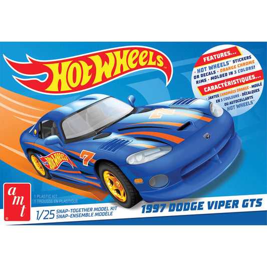 Hot Wheels 1997 Dodge Viper GTS Snap 1/25