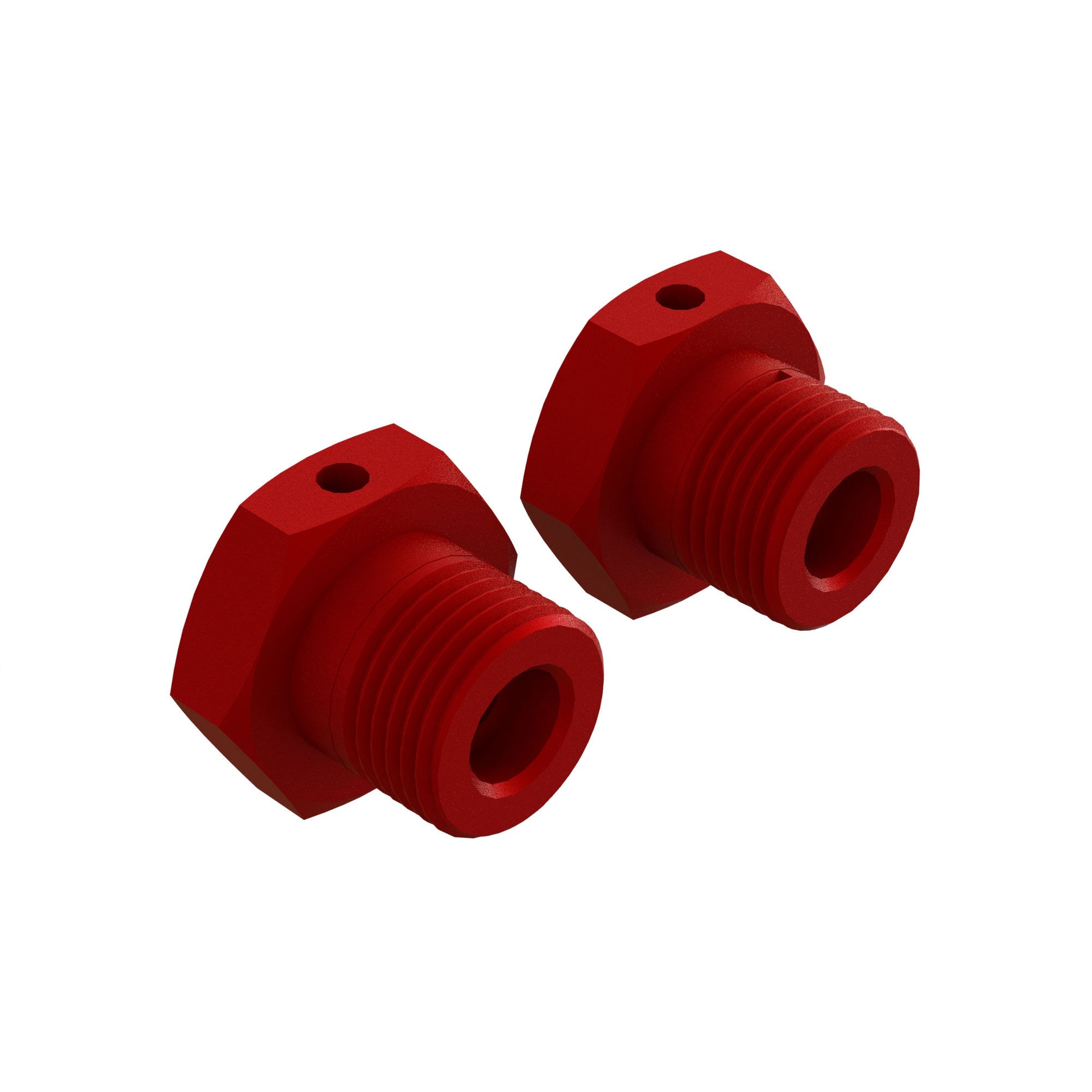Aluminum Wheel, 17mm Hex, Red (2) - Dirt Cheap RC SAVING YOU MONEY, ONE PART AT A TIME