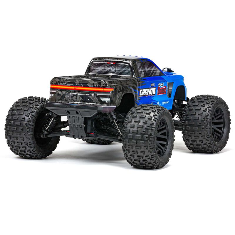 1/10 GRANITE 4X2 BOOST MEGA 550 Brushed Monster Truck RTR with Battery & Charger, Blue - Dirt Cheap RC SAVING YOU MONEY, ONE PART AT A TIME
