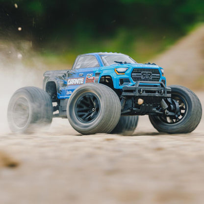 1/10 GRANITE 4X2 BOOST MEGA 550 Brushed Monster Truck RTR with Battery & Charger, Blue - Dirt Cheap RC SAVING YOU MONEY, ONE PART AT A TIME