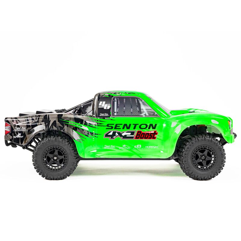 1/10 SENTON 4X2 BOOST MEGA 550 Brushed Short Course Truck RTR with Battery & Charger, Green - Dirt Cheap RC SAVING YOU MONEY, ONE PART AT A TIME