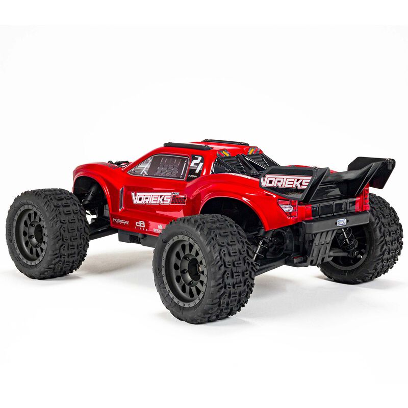 1/10 VORTEKS 4X2 BOOST MEGA 550 Brushed Stadium Truck RTR with Battery & Charger, Red - Dirt Cheap RC SAVING YOU MONEY, ONE PART AT A TIME
