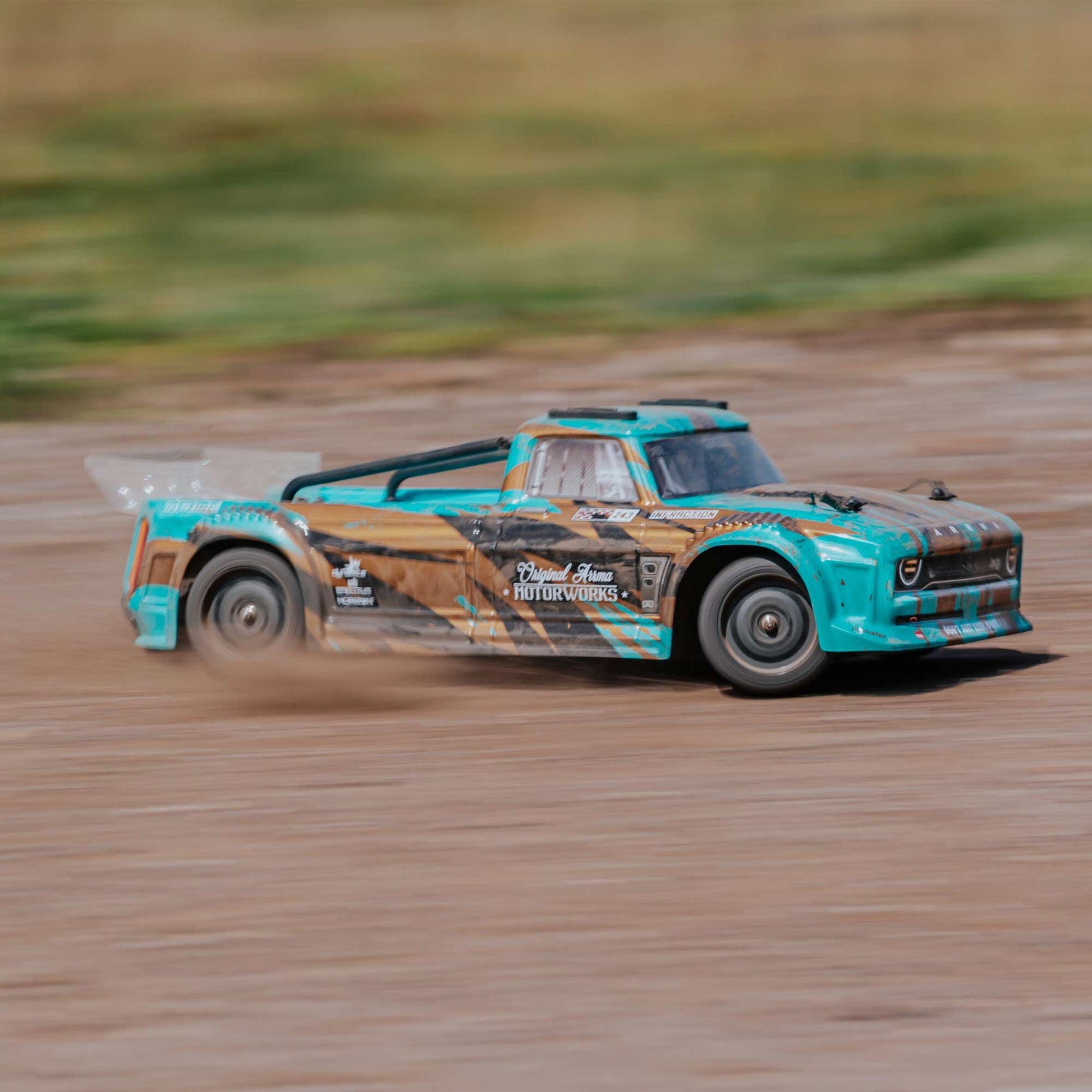 1/8 INFRACTION 4X4 MEGA Resto-Mod Truck RTR, Teal/Bronze - Dirt Cheap RC SAVING YOU MONEY, ONE PART AT A TIME