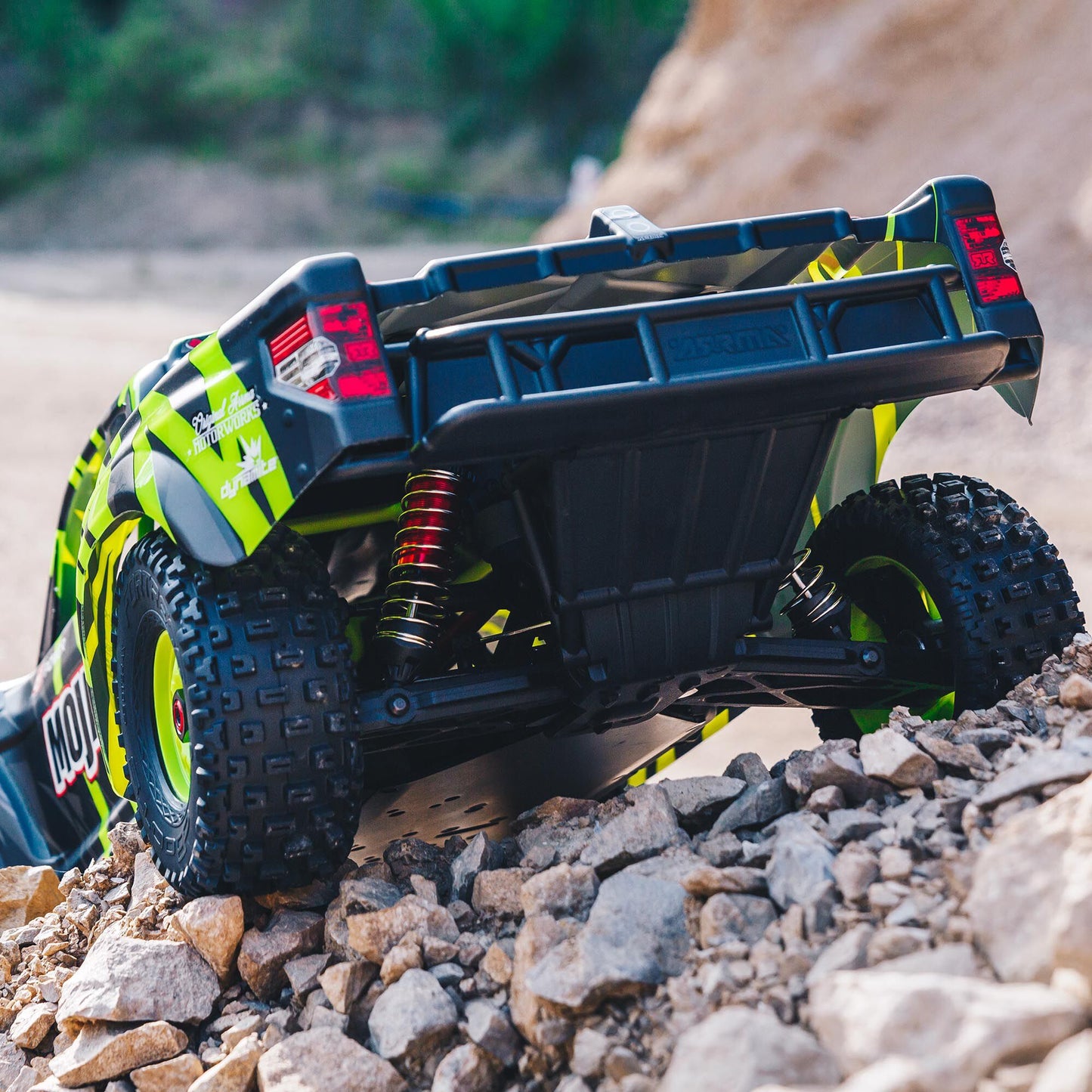 1/7 MOJAVE 6S V2 4WD BLX Desert Truck with Spektrum Firma RTR, Green/Black - Dirt Cheap RC SAVING YOU MONEY, ONE PART AT A TIME