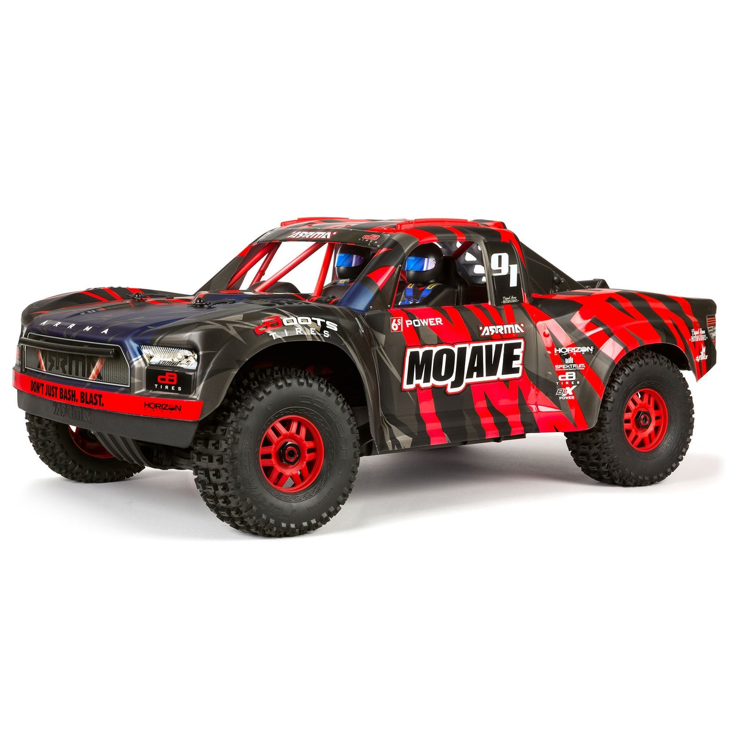 1/7 MOJAVE 6S V2 4WD BLX Desert Truck with Spektrum Firma RTR, Red/Black - Dirt Cheap RC SAVING YOU MONEY, ONE PART AT A TIME