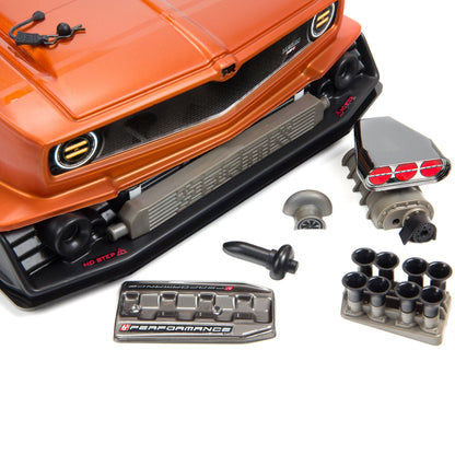 1/7 FELONY 6S BLX Street Bash All-Road Muscle Car RTR, Orange - Dirt Cheap RC SAVING YOU MONEY, ONE PART AT A TIME
