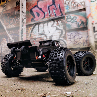 1/8 NOTORIOUS 6S V5 4WD BLX Stunt Truck with Spektrum Firma RTR, Black - Dirt Cheap RC SAVING YOU MONEY, ONE PART AT A TIME