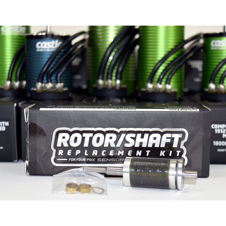 Rotor/Shaft Replacement Kit: 1406-4600Kv, 5700Kv, 1900Kv