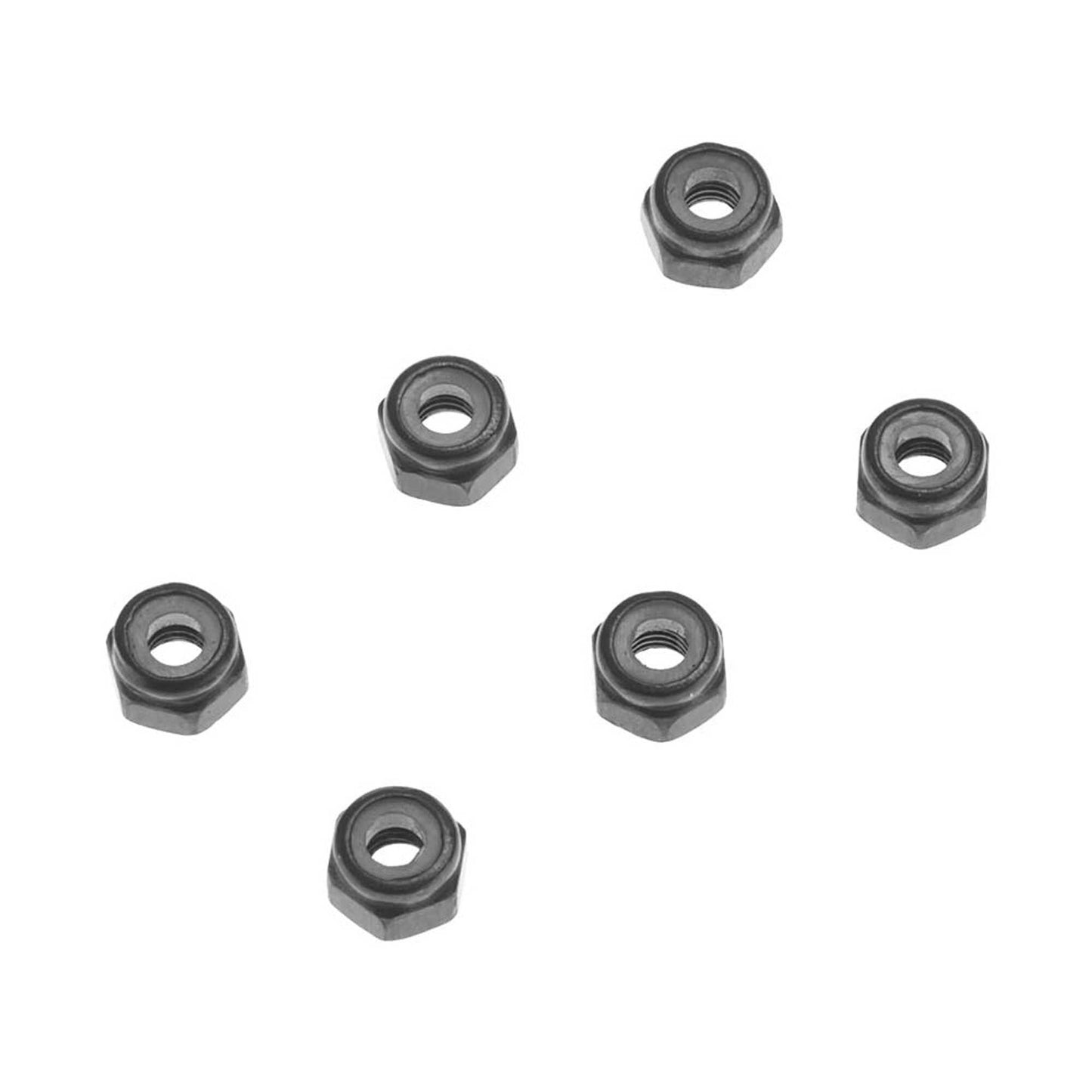 Nylon Insert Steel Lock Nuts 3mm (6)