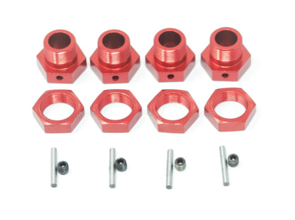 Arrma KRATON 8S - 24mm Hex Hubs (red aluminum Wheel nuts pins Arrma 1/5 AR110002 - Dirt Cheap RC SAVING YOU MONEY, ONE PART AT A TIME