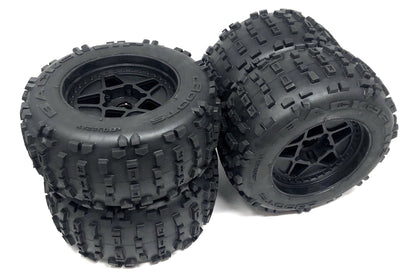 Arrma OUTCAST 8S - TIRES & Wheels (tyres rims DBoots BACKFLIP glued Arrma ARA5810 - Dirt Cheap RC SAVING YOU MONEY, ONE PART AT A TIME