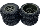 Arrma SENTON 4x4 3s BLX - TIRES & Wheels (tyres rims DBoots Fortress ARA4303V3