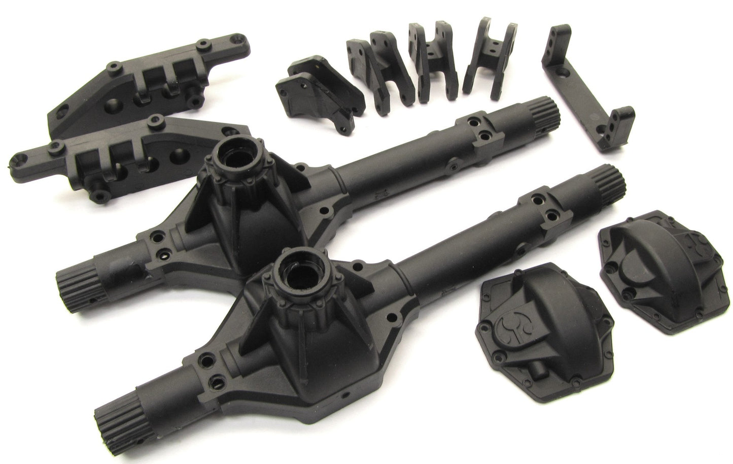 Axial SMT10 Grave Digger BULKHEADS offset AR60 OCP axle housing AX80069 AXI03019 - Dirt Cheap RC SAVING YOU MONEY, ONE PART AT A TIME