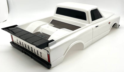 DRAG SLASH - BODY Chevrolet C10 (White complete w/decals 9411T Traxxas 94076-4 - Dirt Cheap RC SAVING YOU MONEY, ONE PART AT A TIME