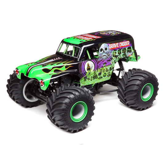 1/10 LMT 4WD Solid Axle Monster Truck RTR, Grave Digger LOS04021T1 - Dirt Cheap RC SAVING YOU MONEY, ONE PART AT A TIME