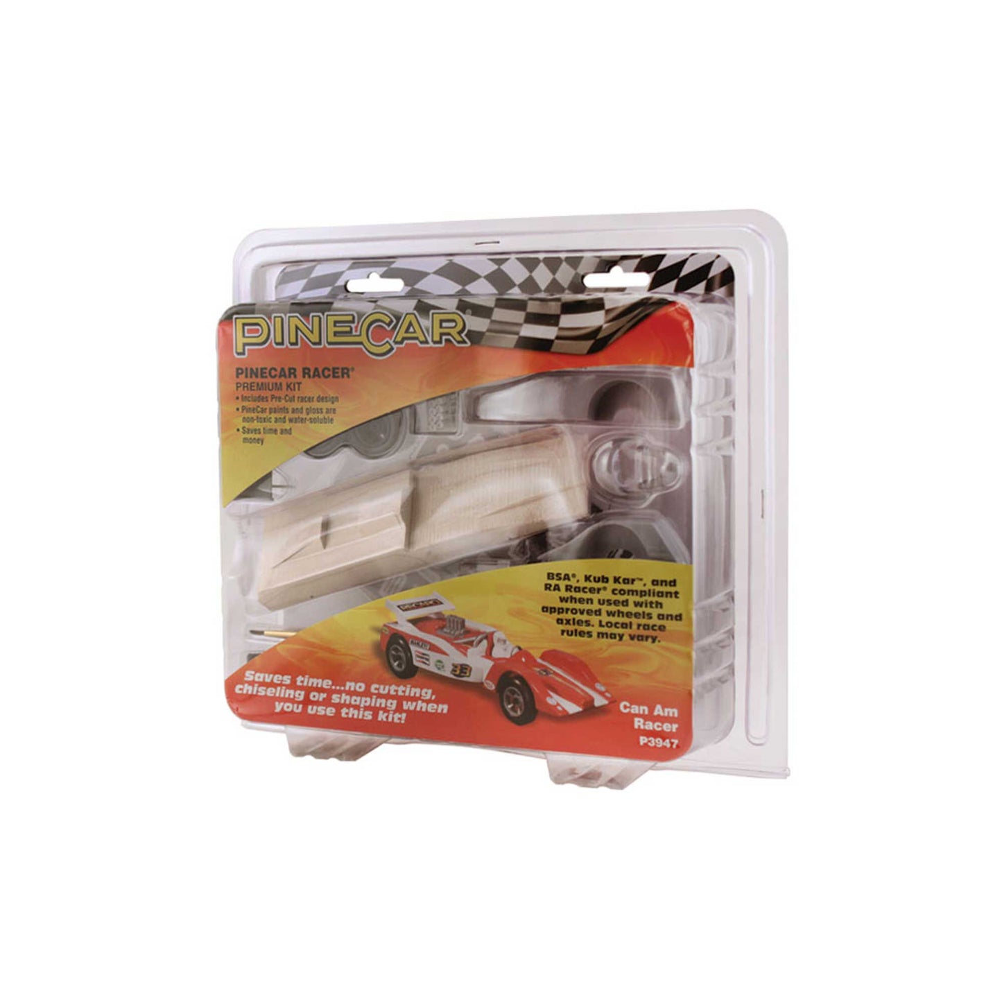 Premium PineCar Racer Kit, Can Am Racer